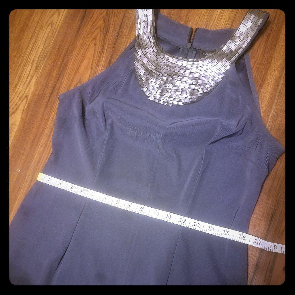 Gray and Silver Connected Dress